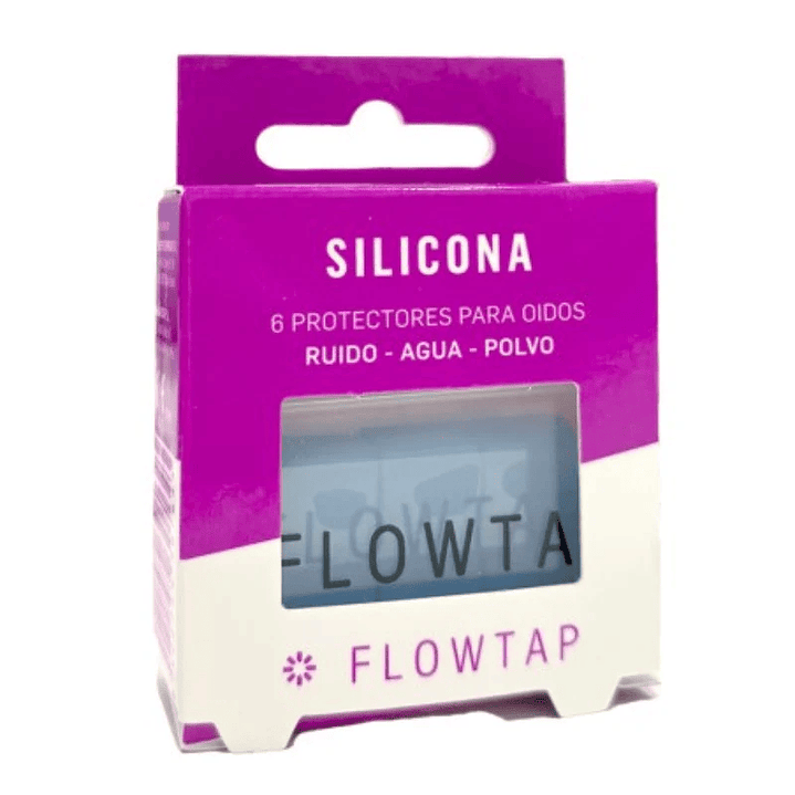 Tapón para Oidos de Silicona Flowtap - 3 pares 1