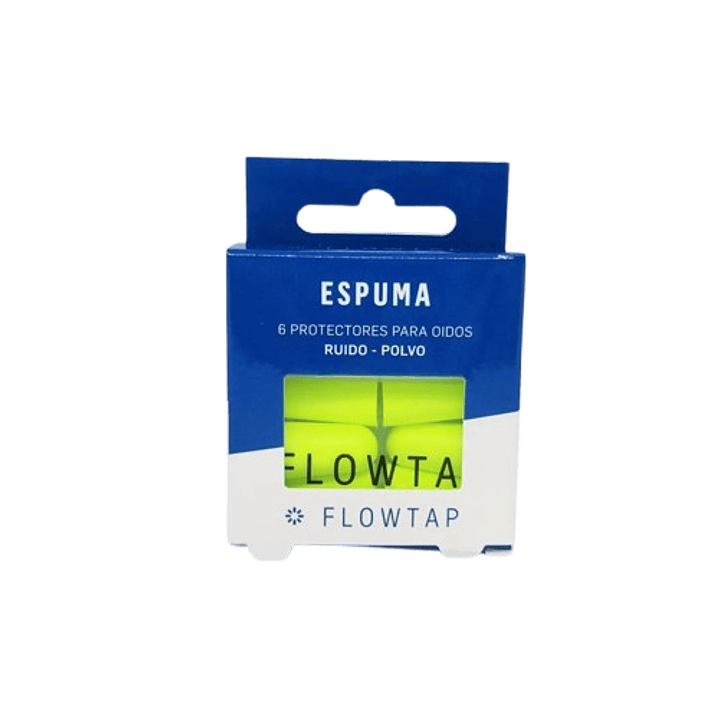 Tapón para Oídos de Espuma Flowtap - 3 pares 1