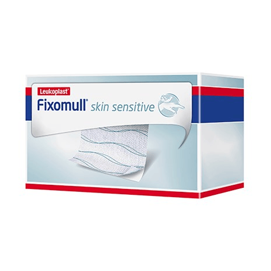 Fixomull Skin Sensitive - 10cm x 5mt - Venda Gasa No Tejida Adhesiva Silicona 1