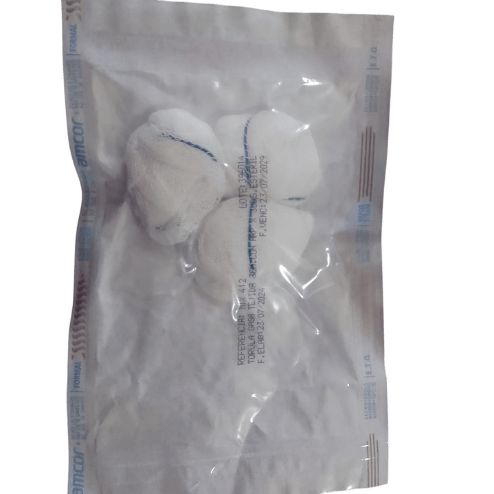 Tórula de Gasa 3 cm Radiopaco x3 unidades - Amcor 1