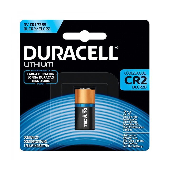 Pilas Especiales de Litio Duracell CR2 DCLR2B 1