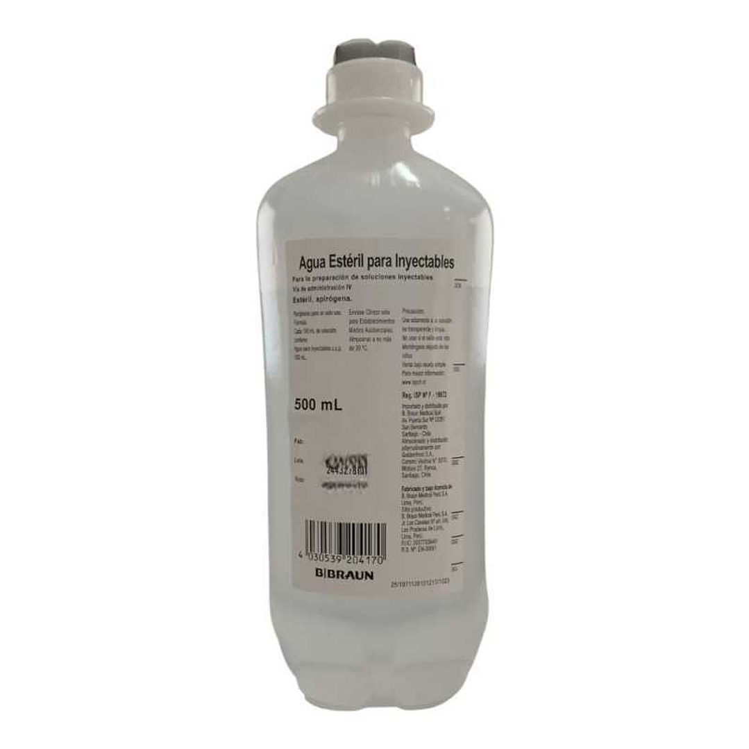 Agua Bidestilada Inyectable 500ml - BBraun 1
