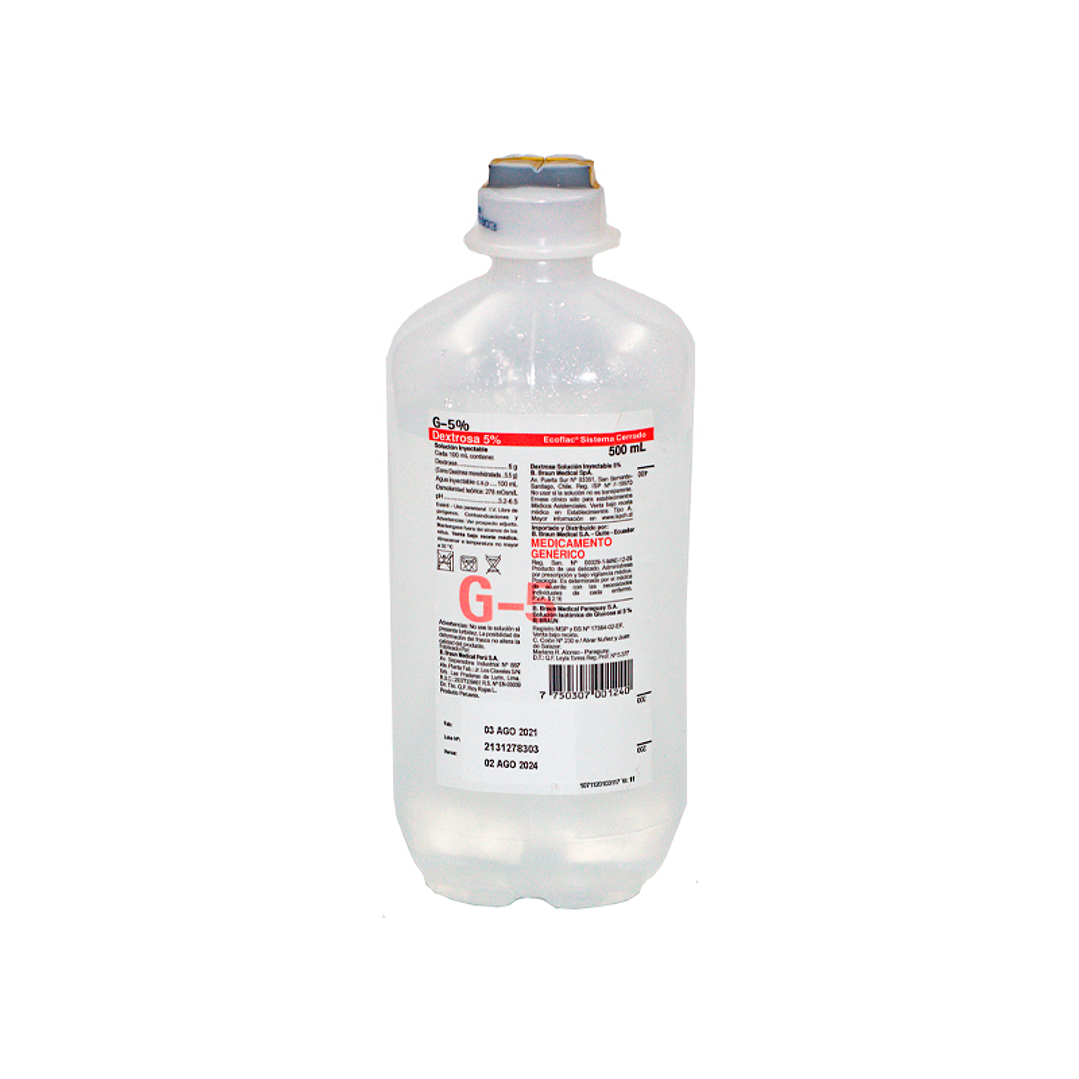 Dextrosa 5%  - 500ml - BBraun 1