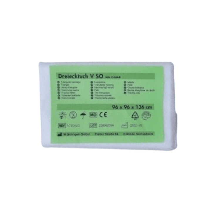 Venda Triangular Blanca - 96x96x136 cm - Dreiecktuch 1