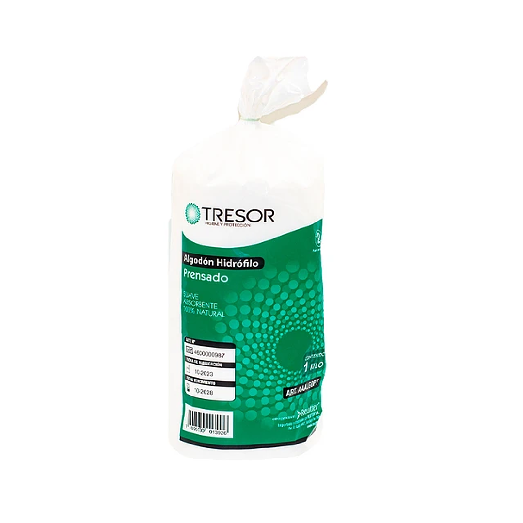 Algodón Prensado 1KG - TRESOR 1