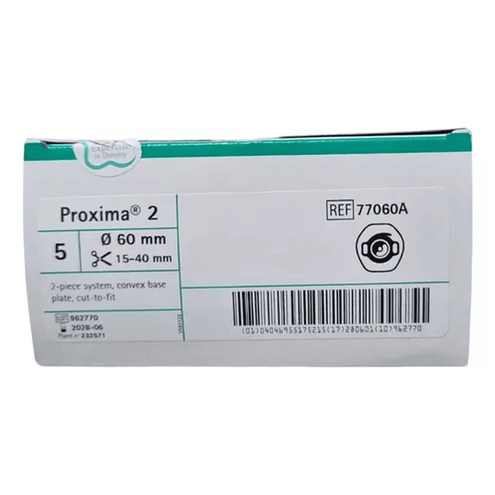 Placa Base Convexa Proxima 2 — 60 mm (15-40 mm) — 77060A  2