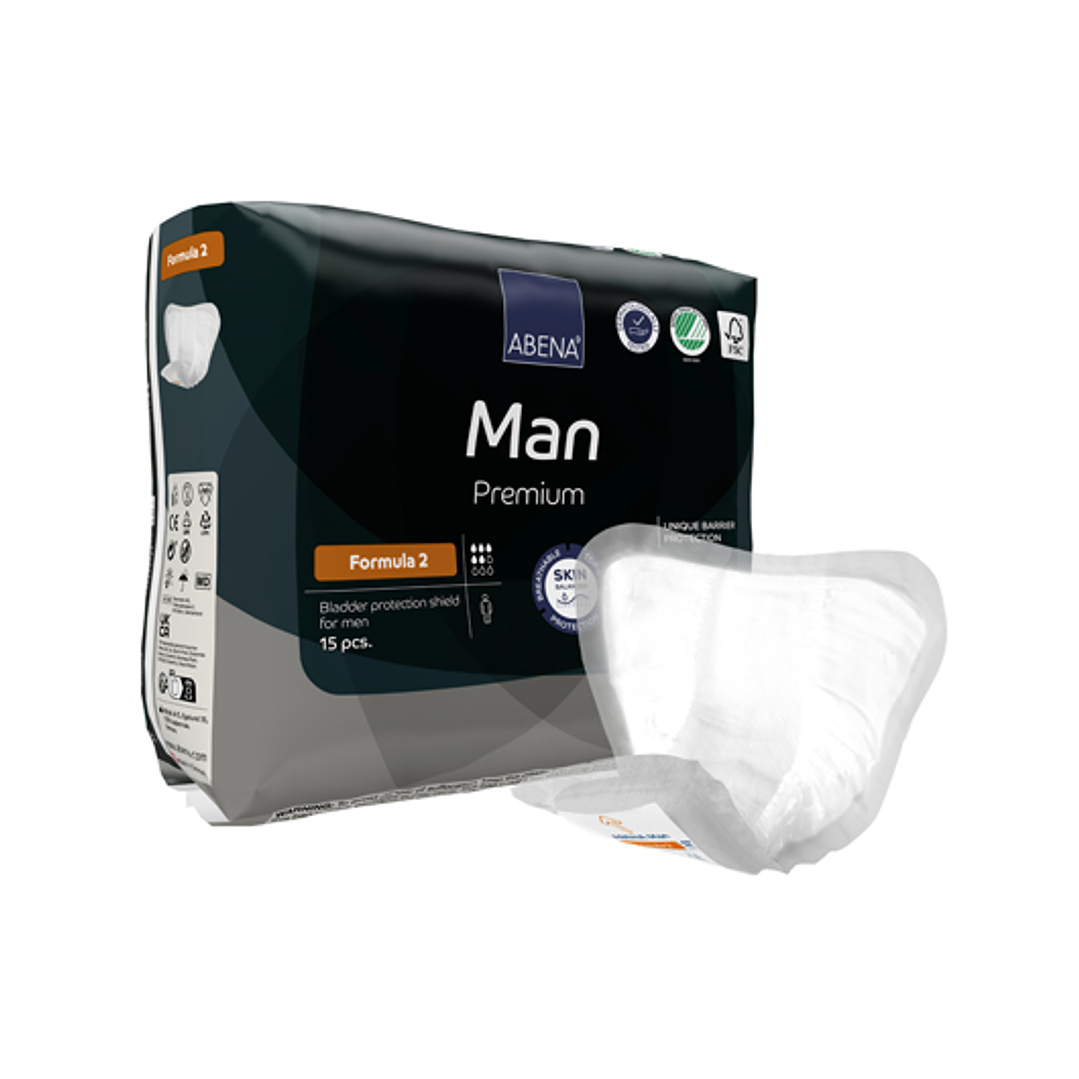 Pañal Abena Apósito — Man Premium Formula 2 — 15 Unidades 1