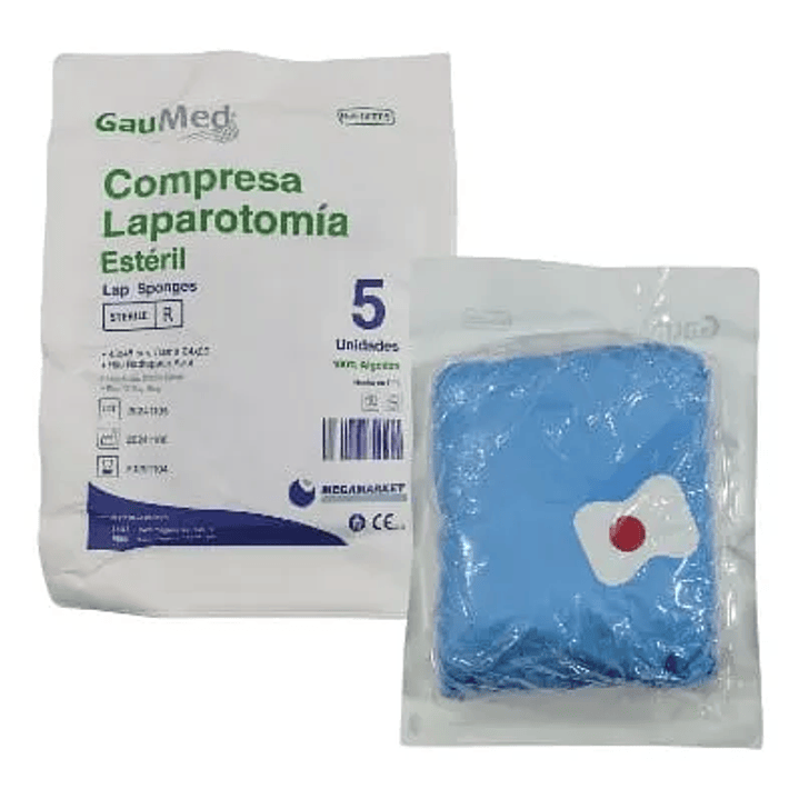 Compresa Gasa Estéril 45x45 cm - Gaumed - Ref.GCEP5 1