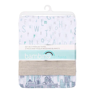 Pañales Celestes Bambino TUTO - 3 unidades - 72x72 cm