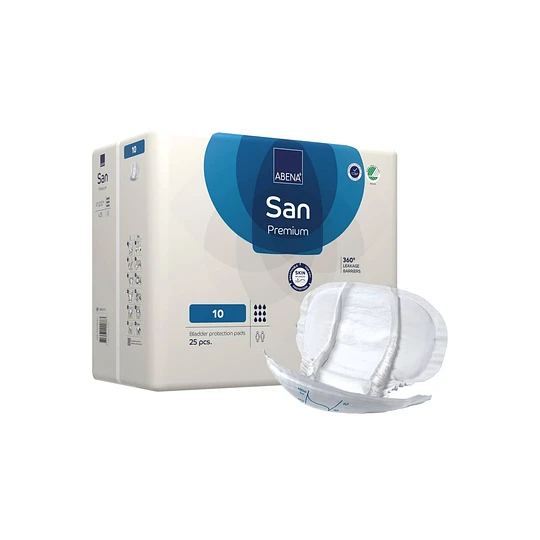 Pañal Apósito — Abena San 10 Premium — 25 Unidades