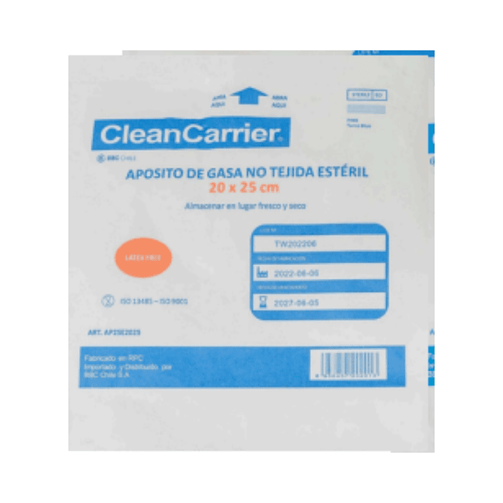 Apósito Gasa No Tejido 20 x 25 cm - CleanCarrier (Ref: AP2SE2025) 1