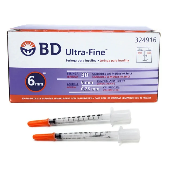324916 – BD Jeringa Ultra Fine 0.3ml 31g 1