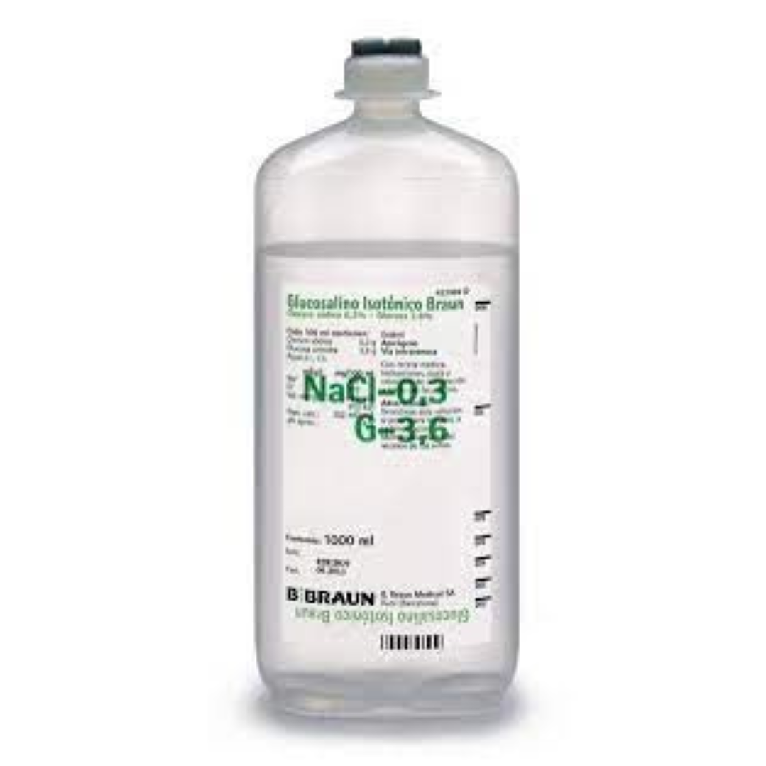 Solución Glucosalina Isotónica Inyectable - 1 Lt - BBraun 1