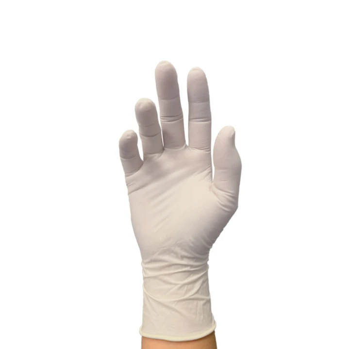 Guantes Látex Libre Polvo Blanco — Talla S — Caja 100 Unidades — TRESOR - Ref: ACGESPT2 2