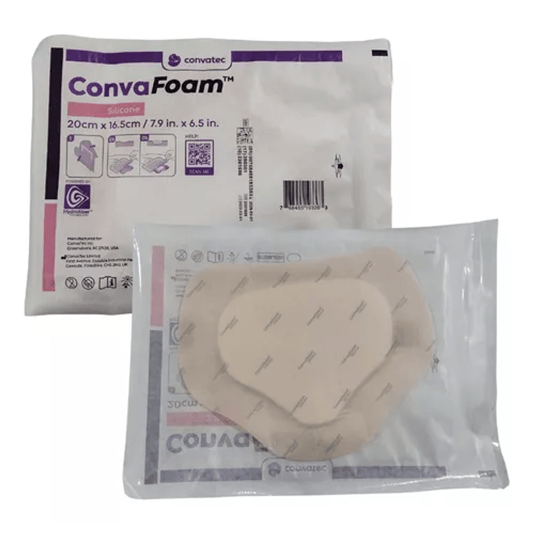 Apósito de Espuma Sacro — ConvaFoam — 10 x 10 cm — 423355 1