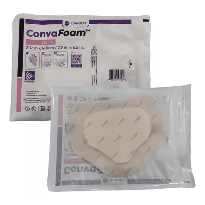 Apósito de Espuma Sacro — ConvaFoam — 10 x 10 cm — 423355 1
