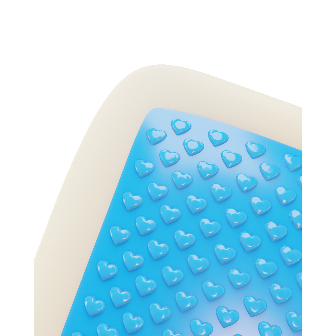 TM120 - Almohada con copos de gel fresco Theraflox - Theramart 3