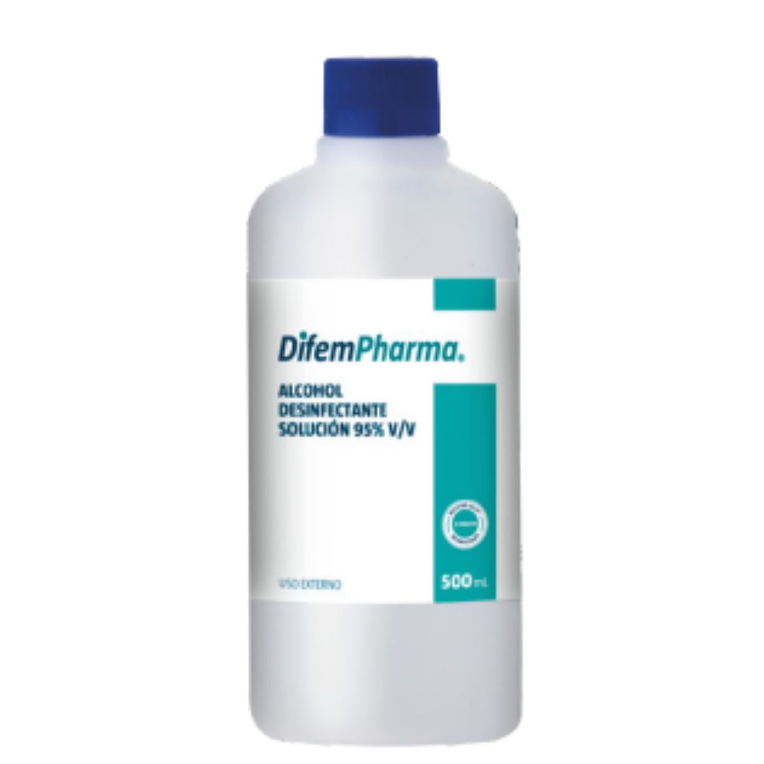 Alcohol Desinfectante 95° V/V — 500 ml — DifemPharma  1