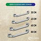 Barra Cromada 45 cm - Glomed - Ref BBC045 - Miniatura 2