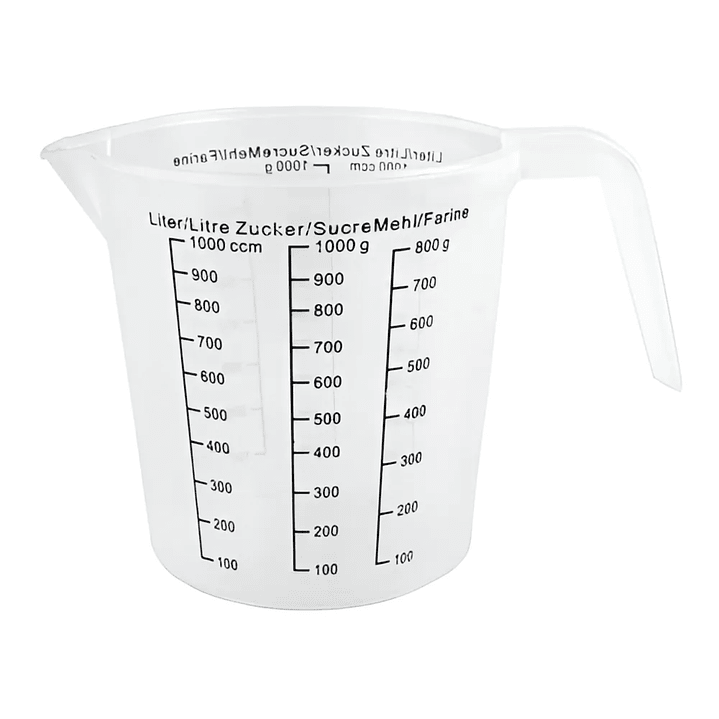 Jarro graduado plástico 1 Lt  1