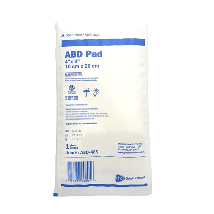 Apósito Abdominal - ABD PAD - Medidas 2