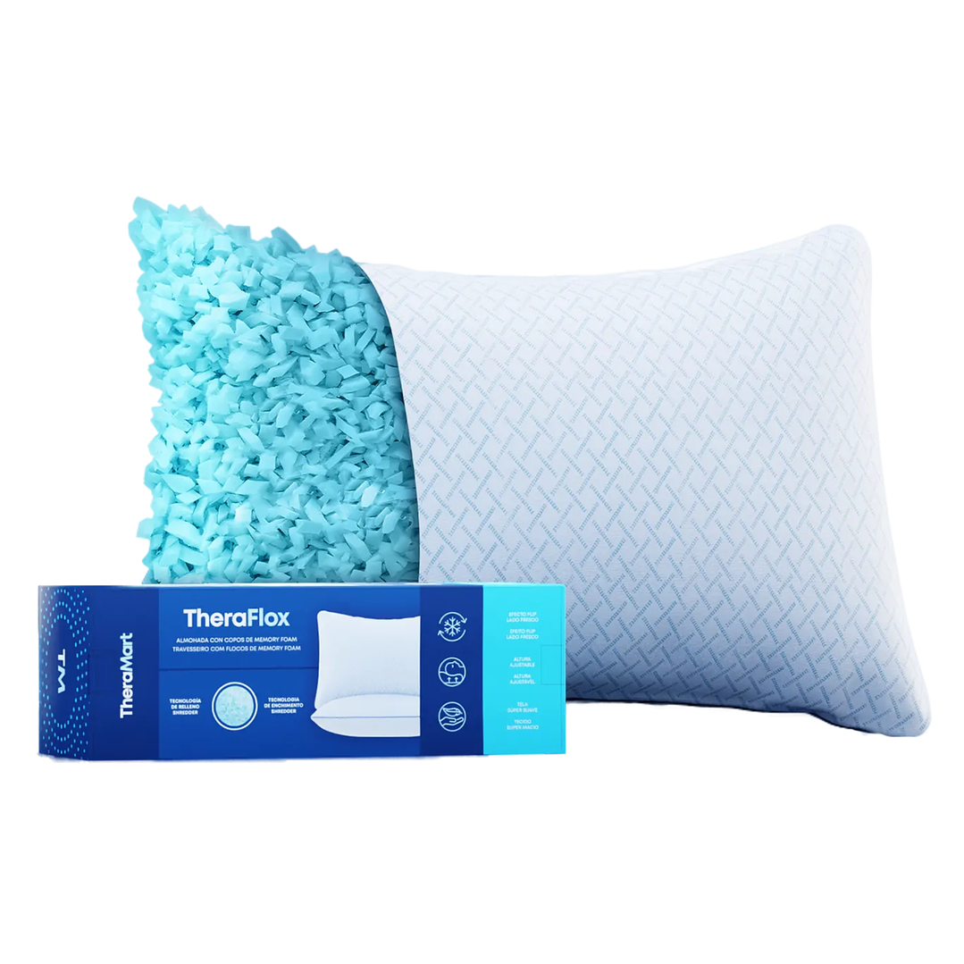 TM120 - Almohada con copos de gel fresco Theraflox - Theramart 1