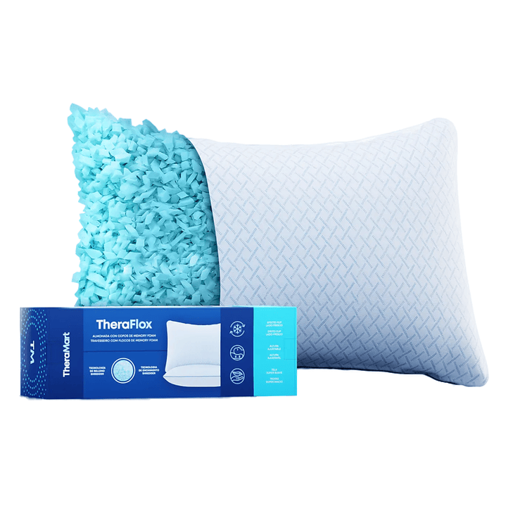 TM120 - Almohada con copos de gel fresco Theraflox - Theramart 1