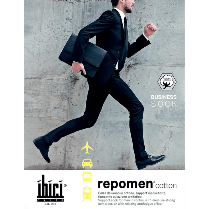 Calcetín Repomen Cotton con Compresión 14/18 mmHg 1