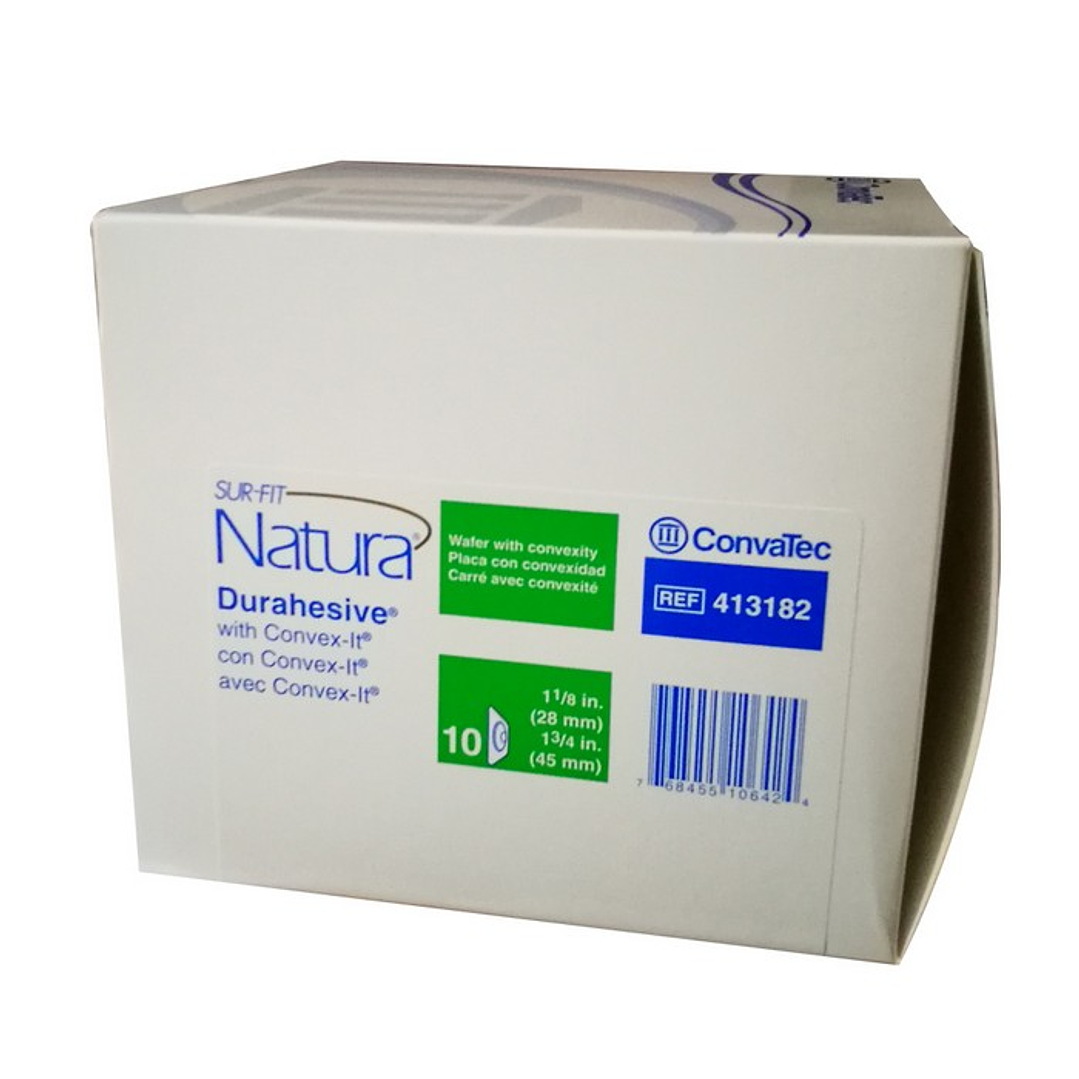 Placa Convexa Durahesive Sur-Fit Natura – 45 mm (28 mm) – 413182 - Caja 10 Unidades 2