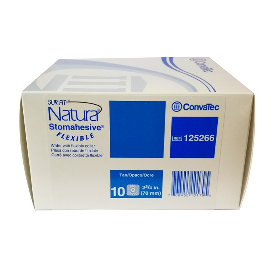 Placa Flexible Stomahesive – Sur-Fit Natura – 70 mm – OPACA - Caja 10 Unidades 5