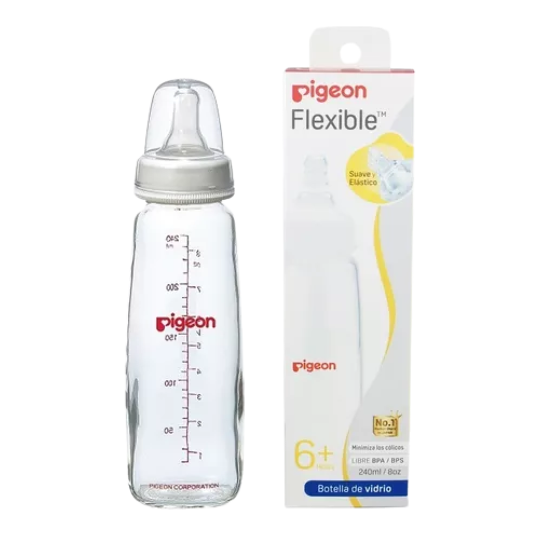 Biberón de Vidrio 240 ml - Pigeon  1