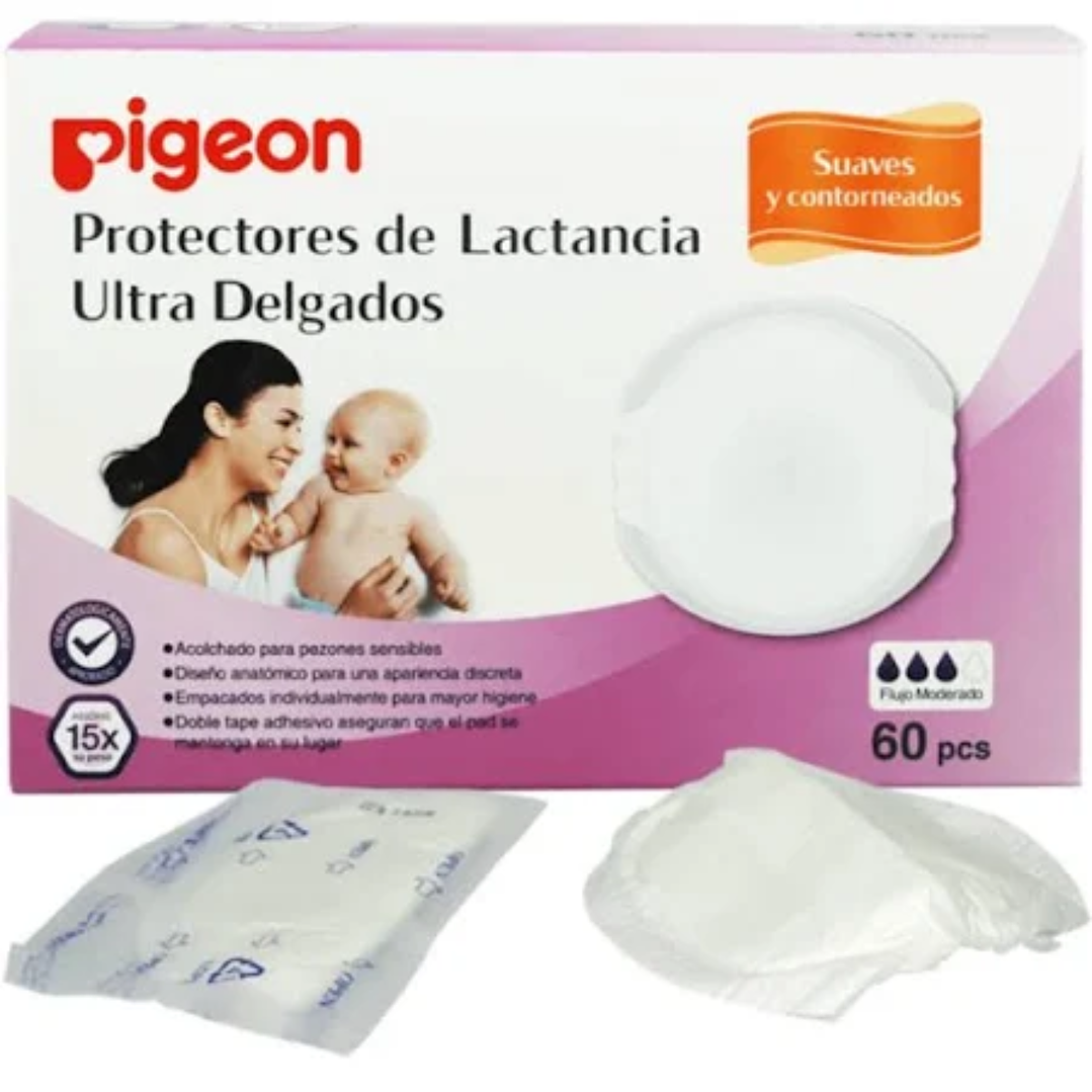 Protectores de Lactancia Slim Light 60 Pcs - Pigeon 1