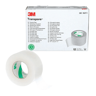 Cinta Plastica Transpore — Medidas — 3M