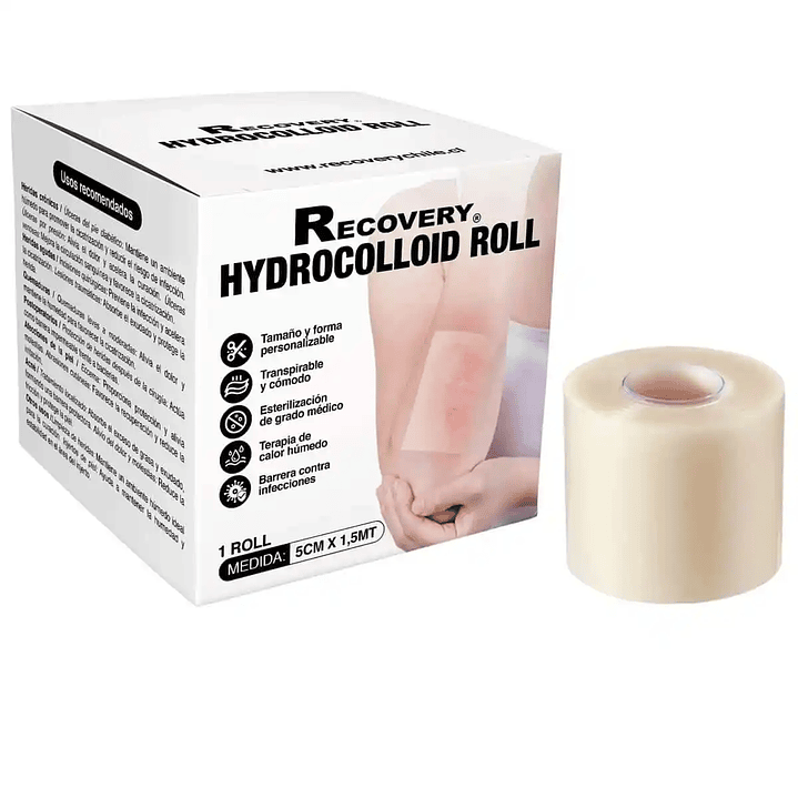 Rollo Hidrocoloide 5cm x 1,5 mt - Recovery 1