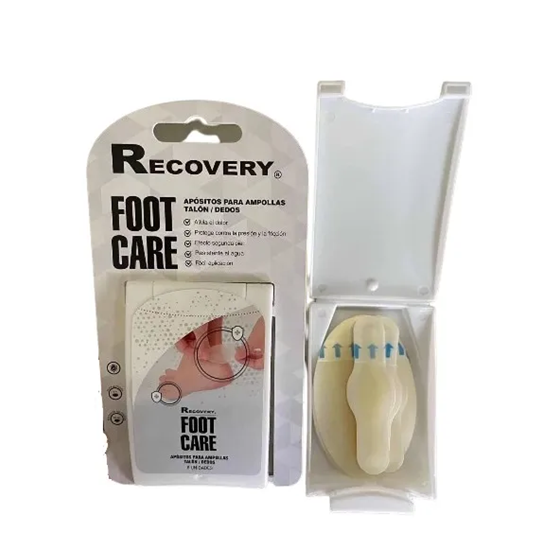 Parche Ampollas pies Talón/Dedos Hidrocoloide - Recovery  1