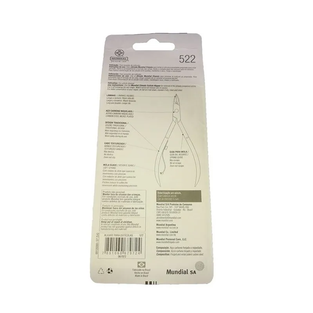 Mundial Alicate Cutícula ref. 522 – Classic 4