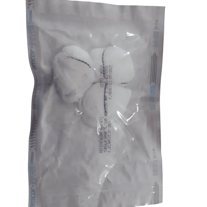 Tórula de Gasa 3 cm Radiopaco x3 unidades - Amcor 1