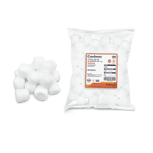 Tórulas de Algodón Grande - 100u - Cranberry - Ref. AATOAL35