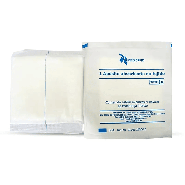 Aposito Gasa No Tejido — Medidas — Medicpro 1