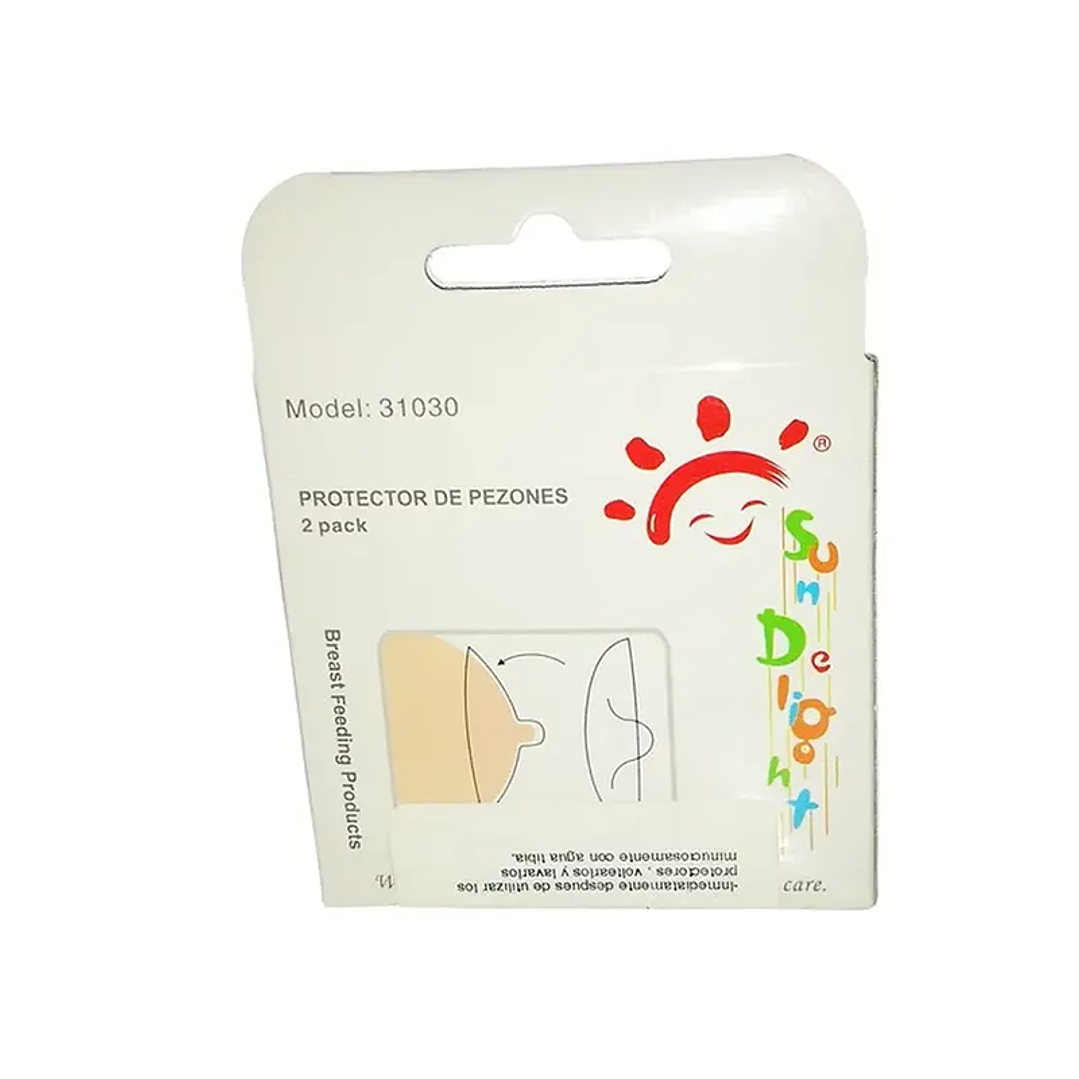 SunDelight 2pcs Almohadillas Para Pezones 3
