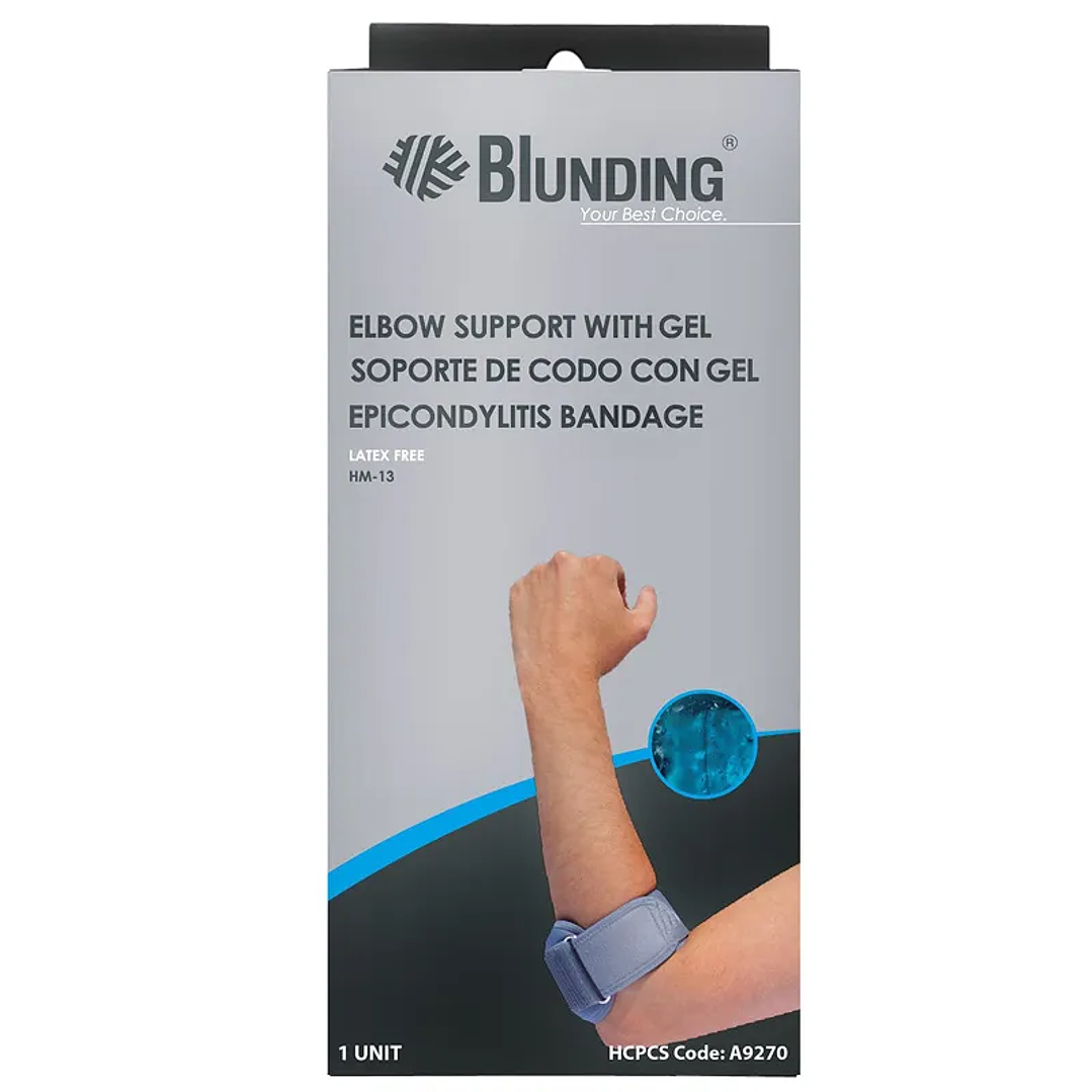 HM-013  - Soporte de Codo Tenista Universal con Gel - Blunding 2
