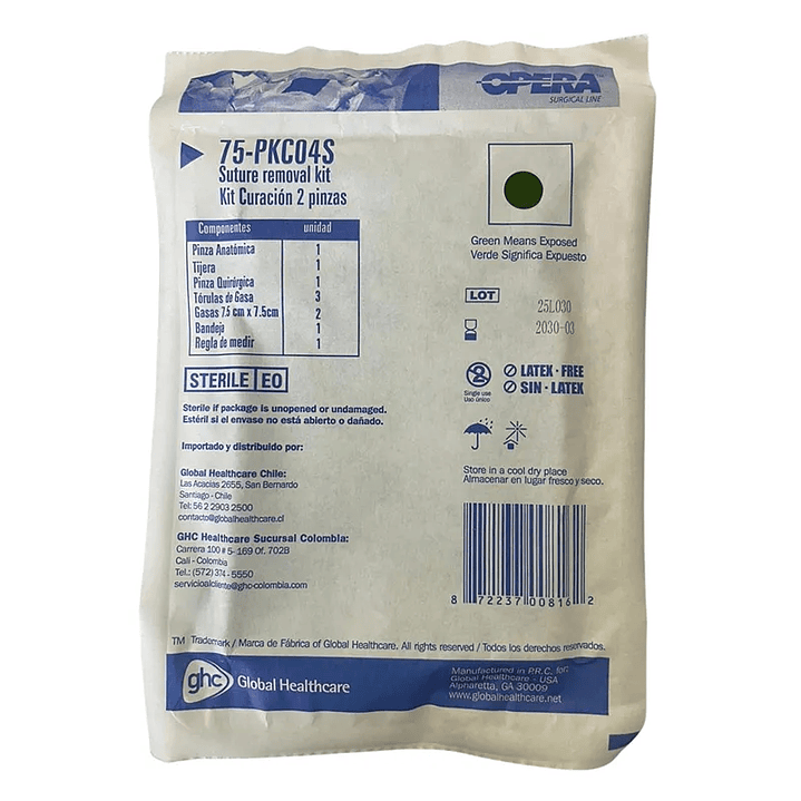 Kit Curación 2 Pinzas OPERA — GHC 1