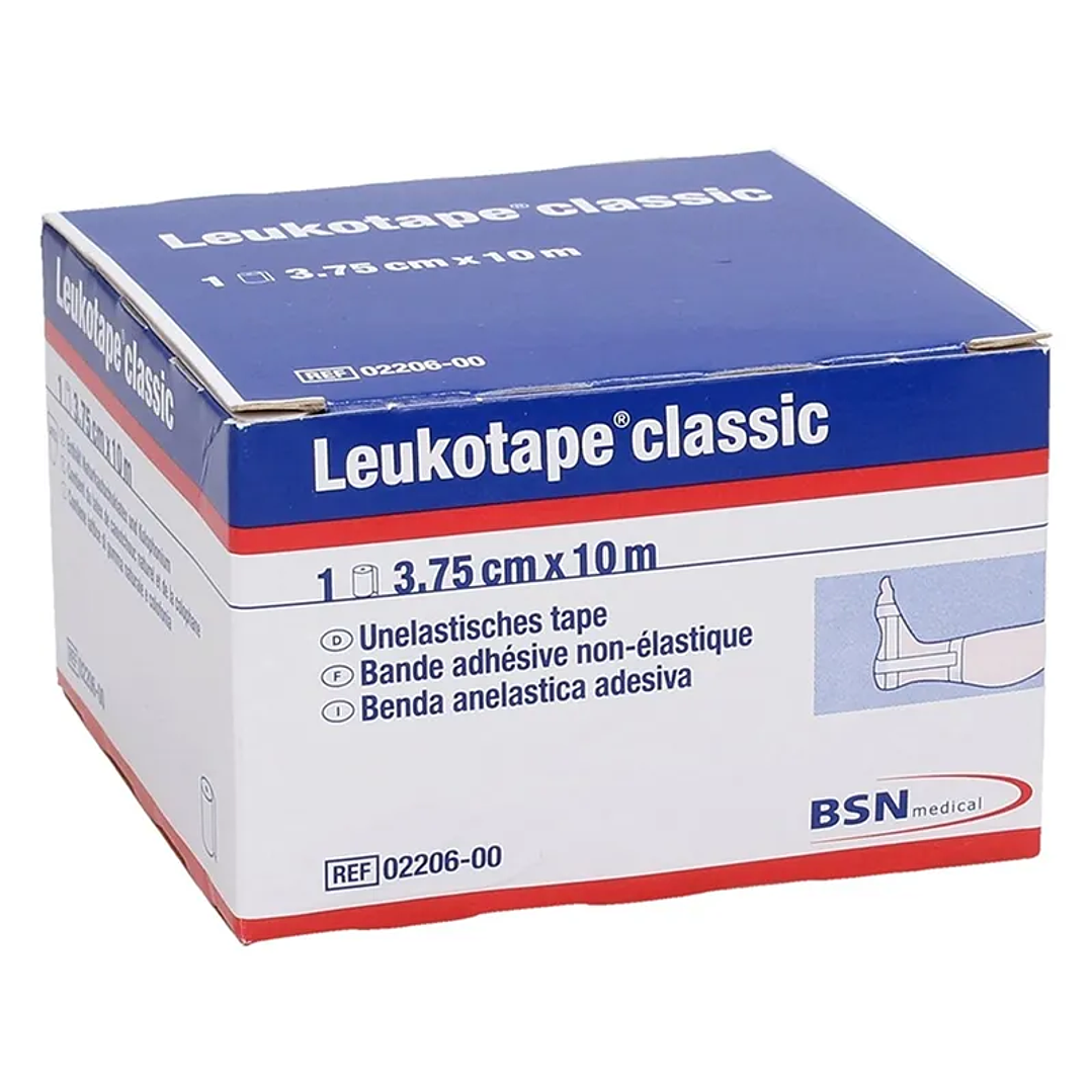 Leukotape Classic (3,75 CM X 10 M) Color Blanco – 1 Rollo. 2