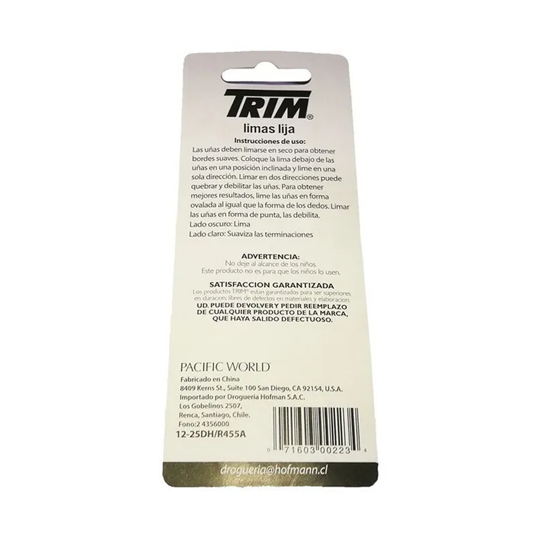 00223 – Lima de Cartón TRIM (Lija) 2