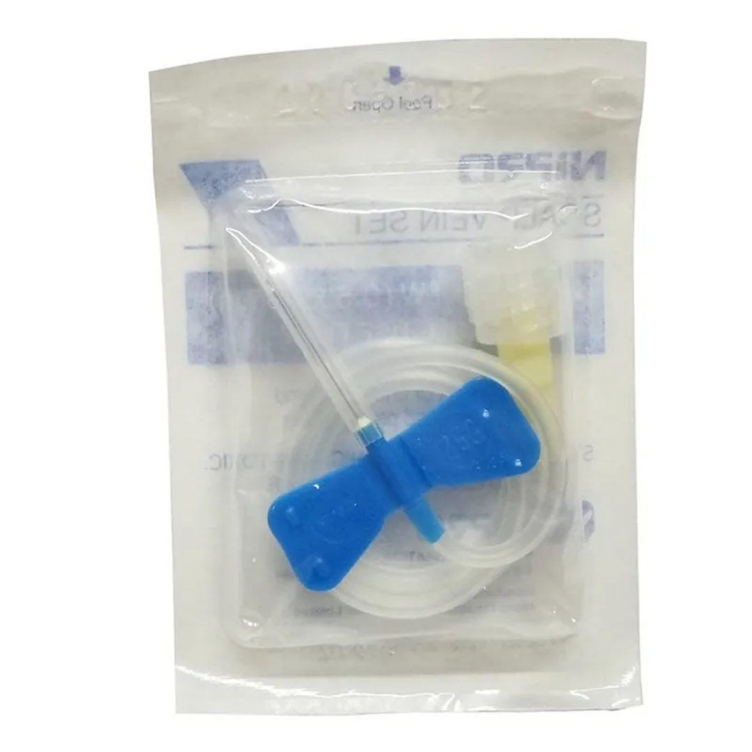 Conjuntos de Infusión con Alas (Mariposa) Nipro – 25G x 3/4 (0,5x19mm) – Azul 2