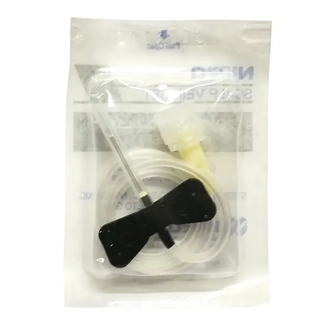 Conjuntos de Infusión con Alas (Mariposa) Nipro – 22G x 3/4 (0,7x19mm) – Negro 1