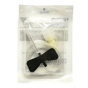Conjuntos de Infusión con Alas (Mariposa) Nipro – 22G x 3/4 (0,7x19mm) – Negro