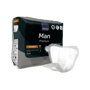 Pañal Abena Apósito — Man Premium Formula 2 — 15 Unidades