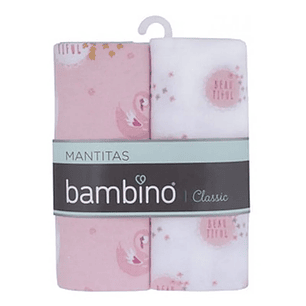 Mantitas Bambino Classic Bebé Niña - 2 Unidades
