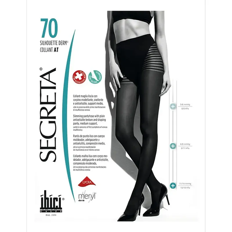 Panty Ibici Silhouette 120 Derm compresión graduada 12-16 mmHg